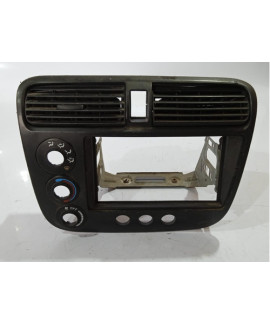 Moldura Painel Ar Condicionado Honda Civic 2001 - 2005   