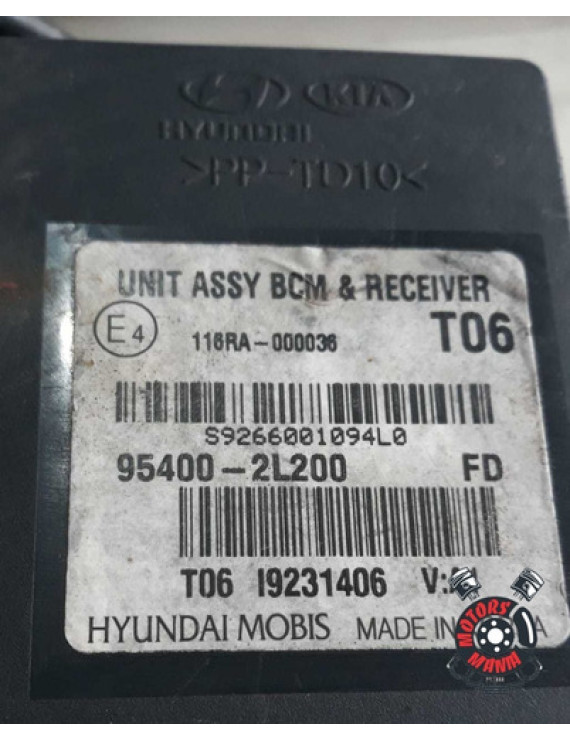 Módulo Bcm Hyundai I30 2009 2010 2011 2012 / 95400-2l200