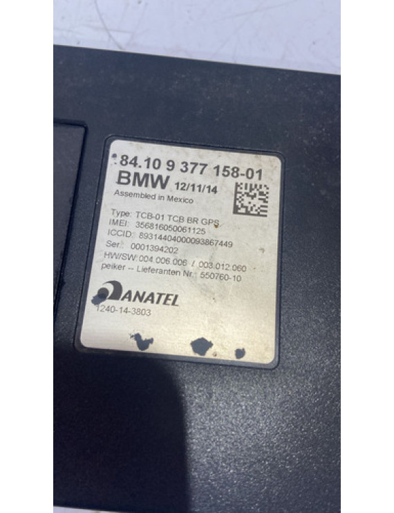 Módulo Controle Sos Bmw 320i 2.0 2015 / 8410937715801