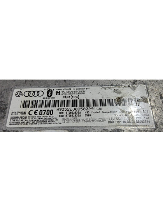 Módulo Bluetooth Audi A4 A5 2014 / 8t0862335a  