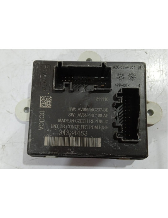 Módulo Porta Dianteira Direita Volvo S60 2014 / 31334483   