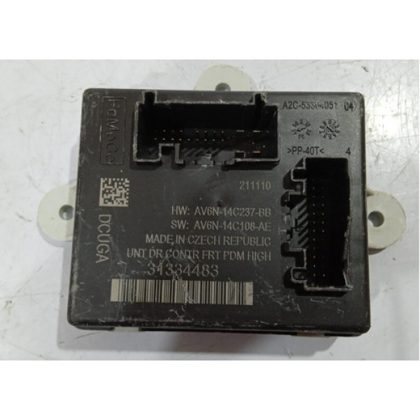 Módulo Porta Dianteira Direita Volvo S60 2014 / 31334483   