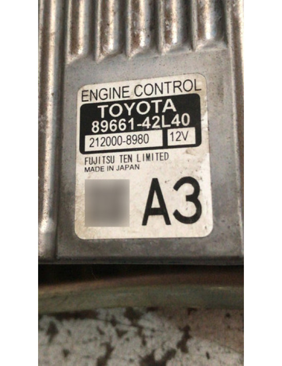 Módulo Injeção Rav 4 2.0 2012 - 2015 / 89661-42l40