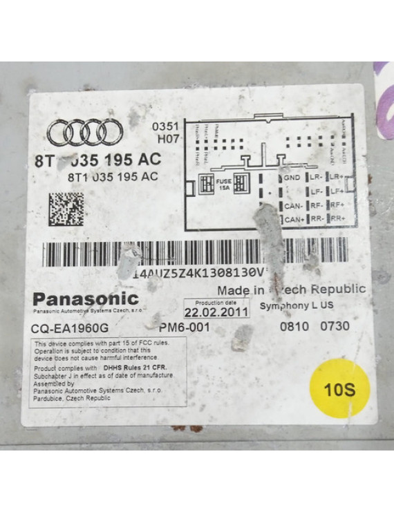 Rádio Multimidia Audi A4 A5 Q3 2010 2011 2012 