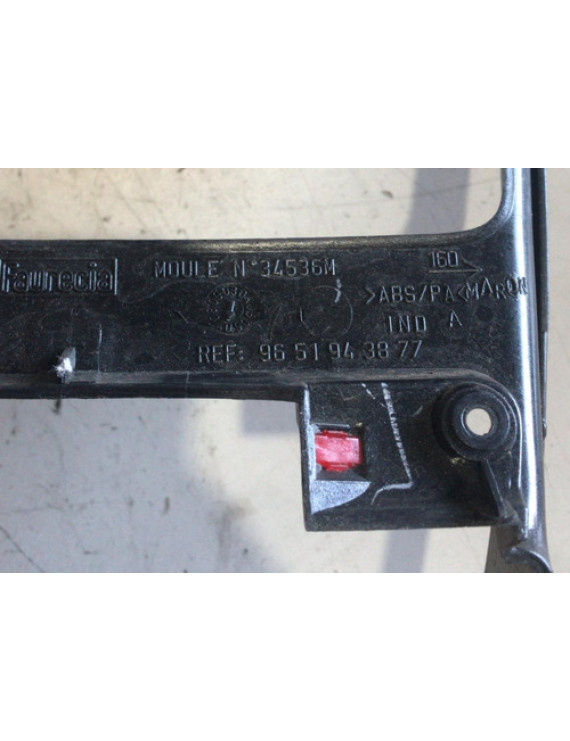 Moldura Central Do Radio Peugeot 307 2007 - 2012 