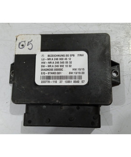 Módulo De Freio Mercedes Ml350 Cla 2012 / A2465450532   