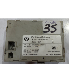 Módulo Gateway Mercedes Slk E350 2008 / A1715409245  