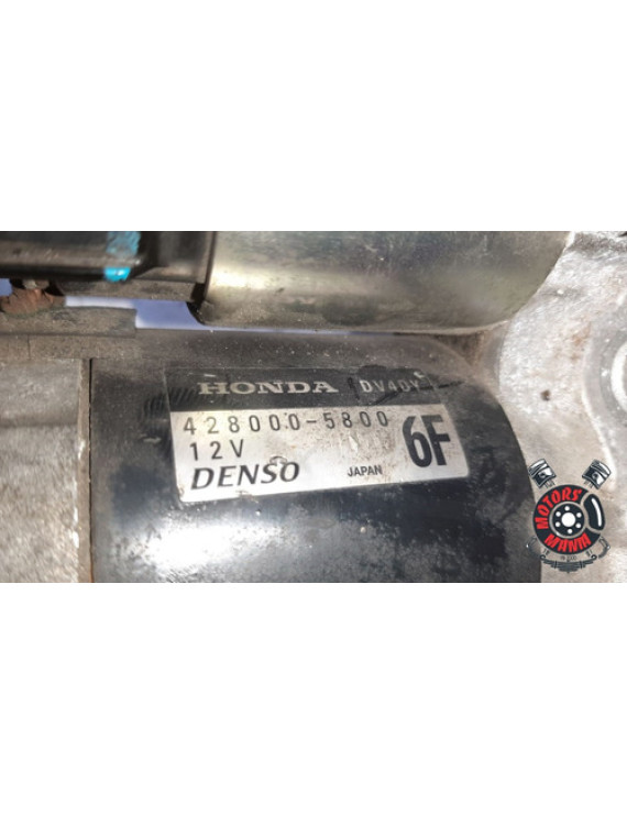 Motor De Arranque Partida Honda Fit City 1.5 2009 - 2014 