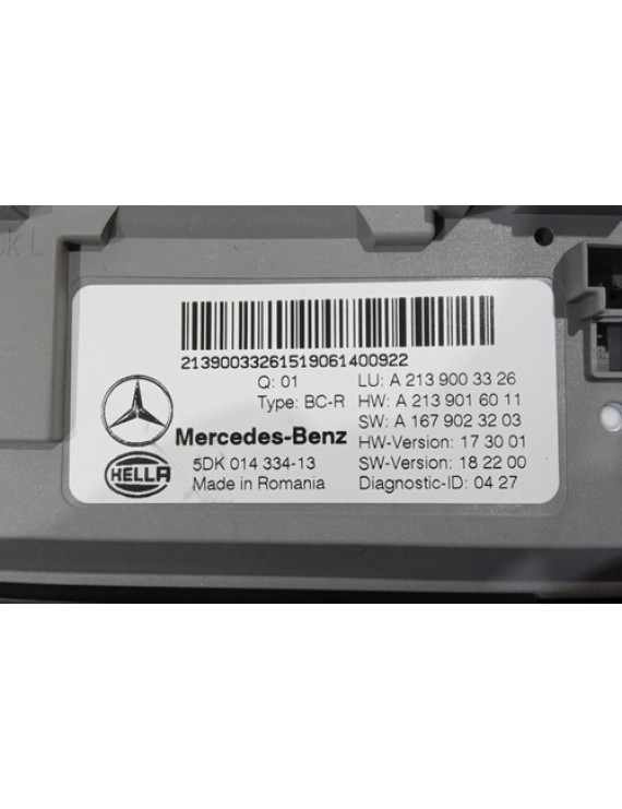 Módulo Sam Mercedes E300 Cls 2020 - 2023 / A2139003326   