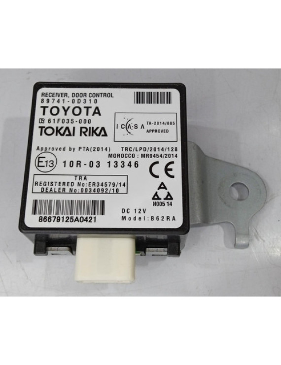 Módulo Controle Porta Toyota Yaris 2019 - 2022 / 897410d310