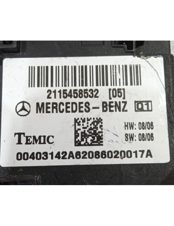 Módulo Controle Bcm Mercedes Cls 2007 - 2011 2115458532  