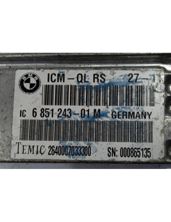 Módulo Controle Icm Bmw 750i 2011 - 2012 / 6851243-01