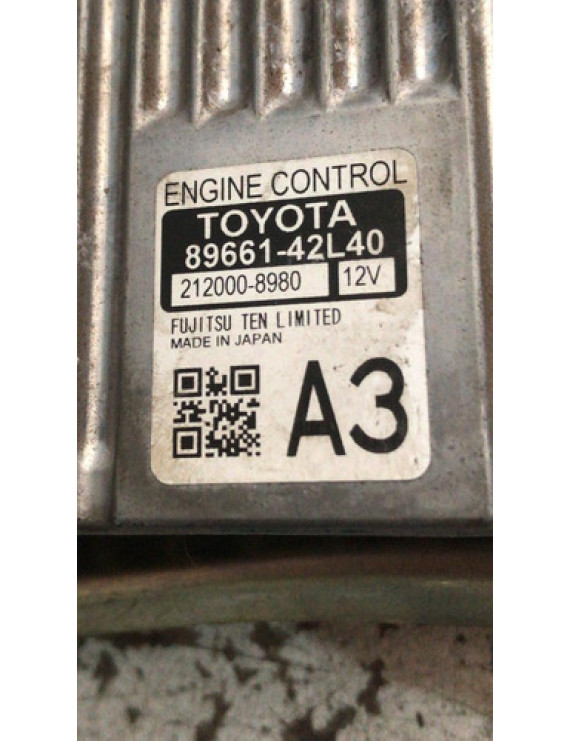 Módulo Injeção Rav 4 2.0 2012 - 2015 / 89661-42l40