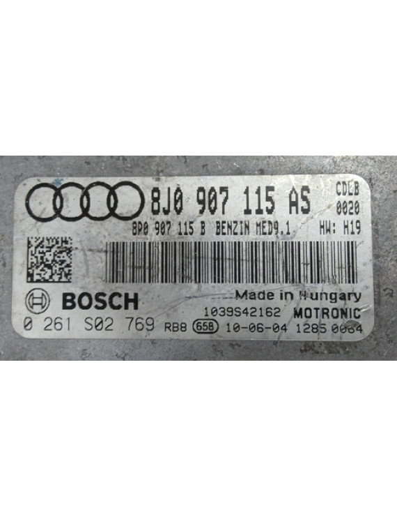 Módulo Injeção Audi Tt 2.0 2014 / 8j0907115as