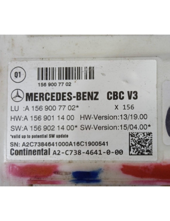 Módulo Conforto Mercedes Gla200 1.6 2019 / A1569007702   