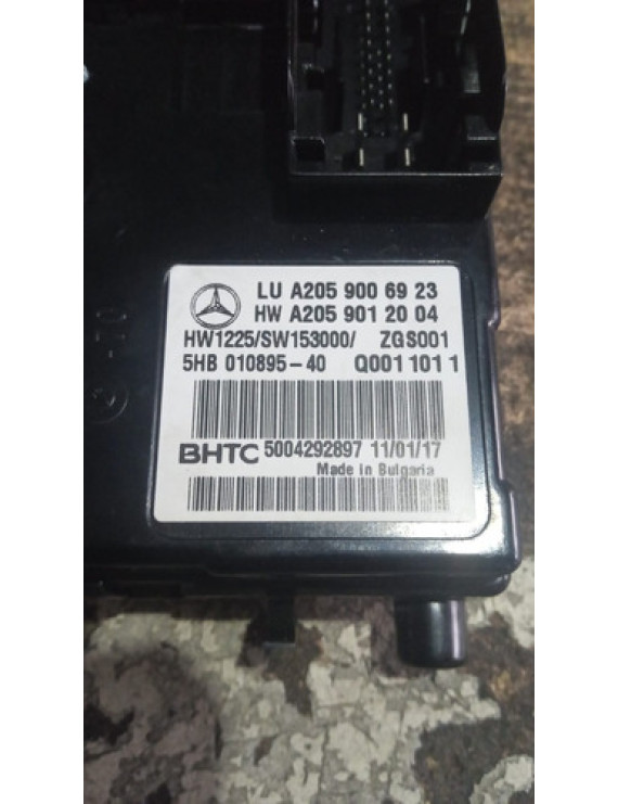 Modulo Controle Climático Mercedes C300 2018 / A2059006923