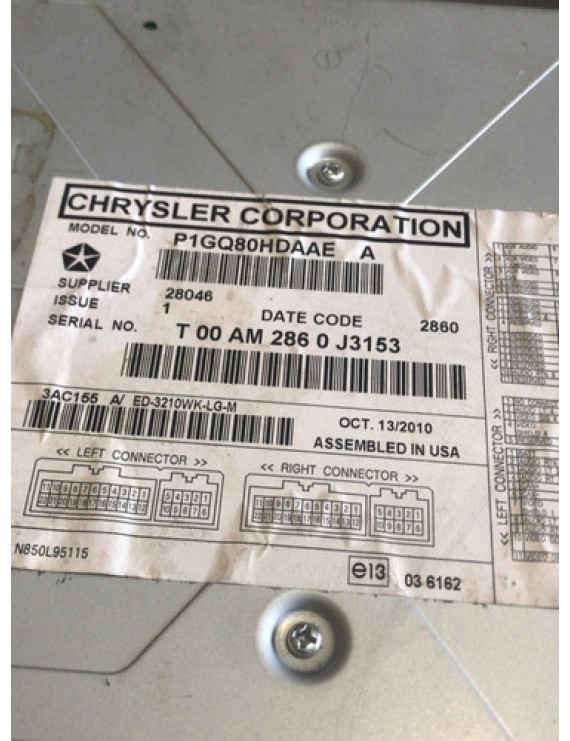 Dvd Teto Chrysler Town And Country 2008