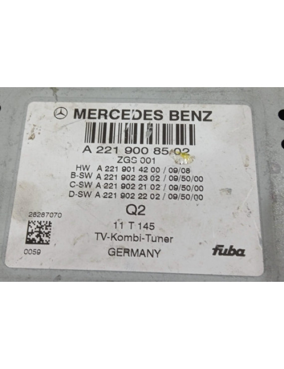 Módulo Sintonizador Tv Mercedes E350 2011 / A2219008502  