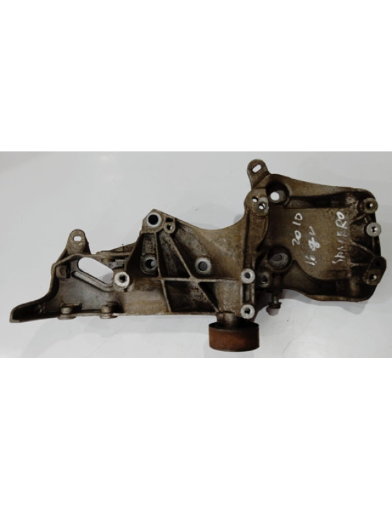 Suporte Compressor Alternador Sandero 1.6 2010 2011