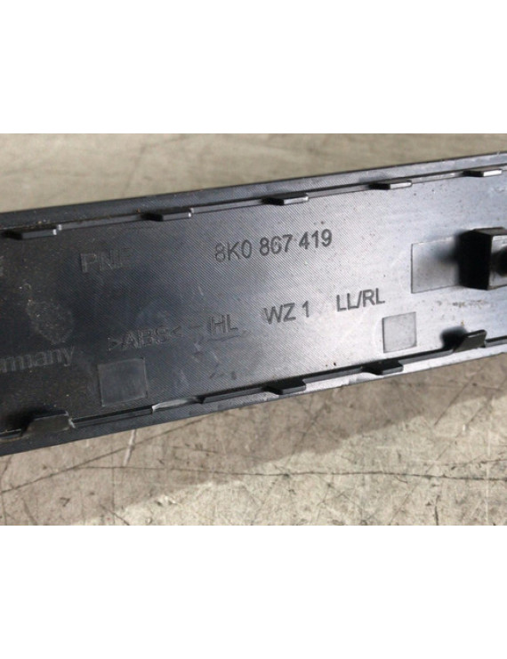 Moldura Forro De Porta Traseira Esquerda Audi A4 2008 - 2016