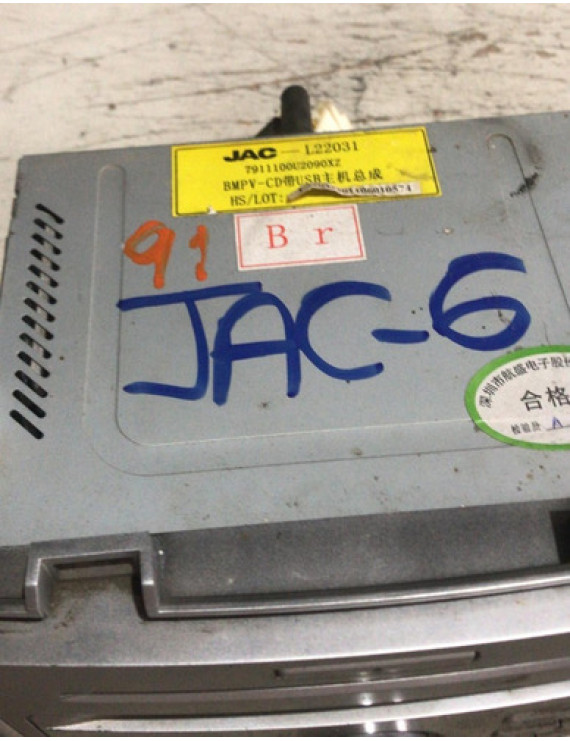 Rádio/cd Player Jac T6 2012 /  L22031