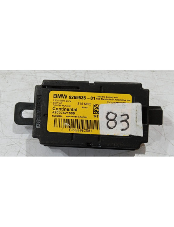 Módulo De Alarme Bmw 118i 320i 2013 / 9269635-01   