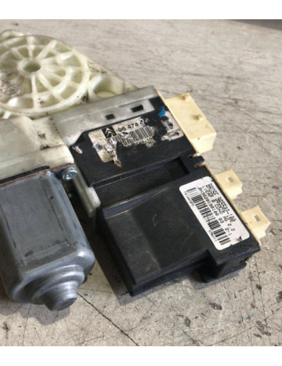 Motor Vidro Dianteiro Esquerdo Citroen C4 2008 A 2013