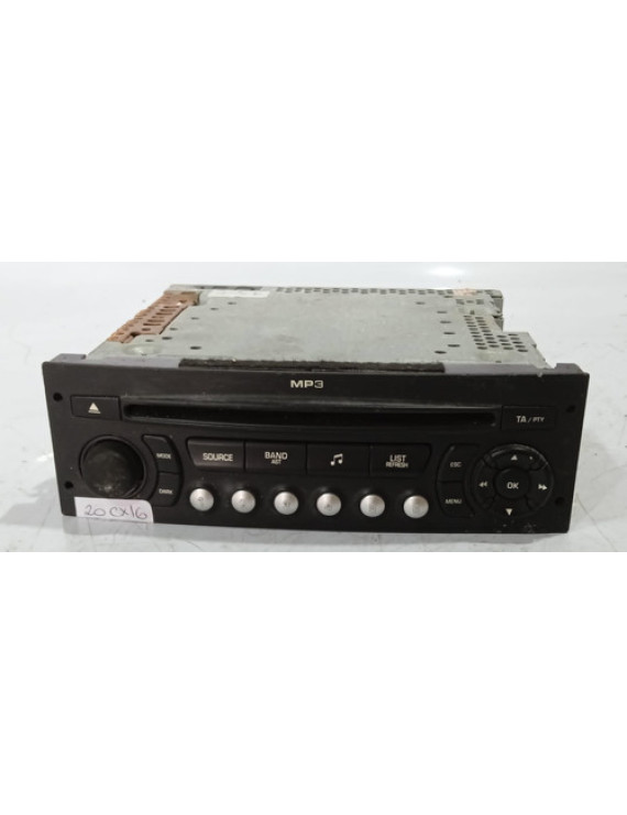 Rádio Cd Player Mp3 307 C4 2010 / 96649345xt   