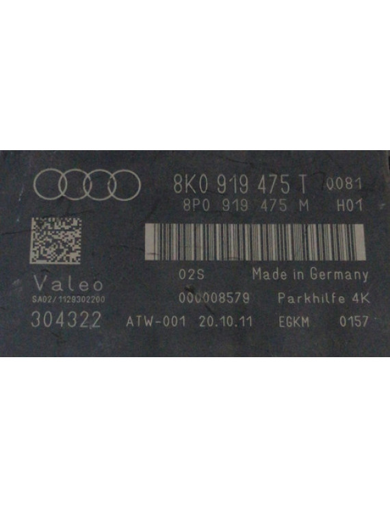 Módulo Estacionamento Audi A4 A5 2008 - 2012 / 8k091975t