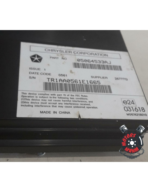 Módulo Som Grand Cherokee 3.6 2011 - 2014 / 05064533aj