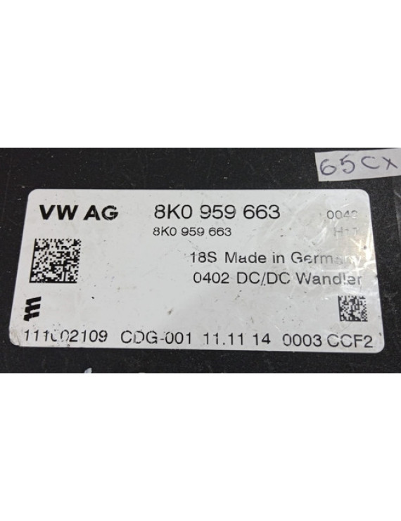 Módulo Estabilizador Voltagem Audi Q3 A4 2013 / 8k0959663  