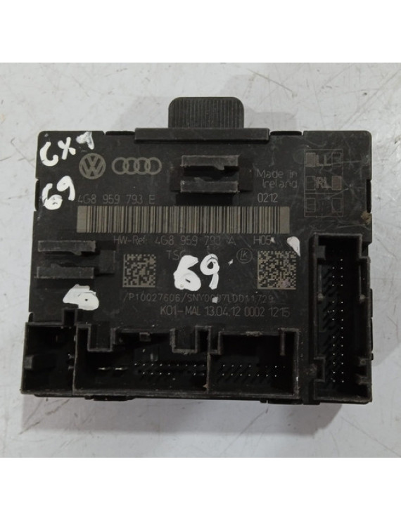 Módulo Porta Dianteira Esquerda Audi A6 2012 / 4g8959793e   