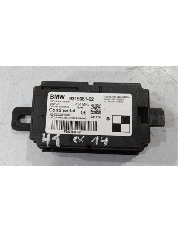 Módulo De Controle Bmw X5 135 2015 9319081-02   