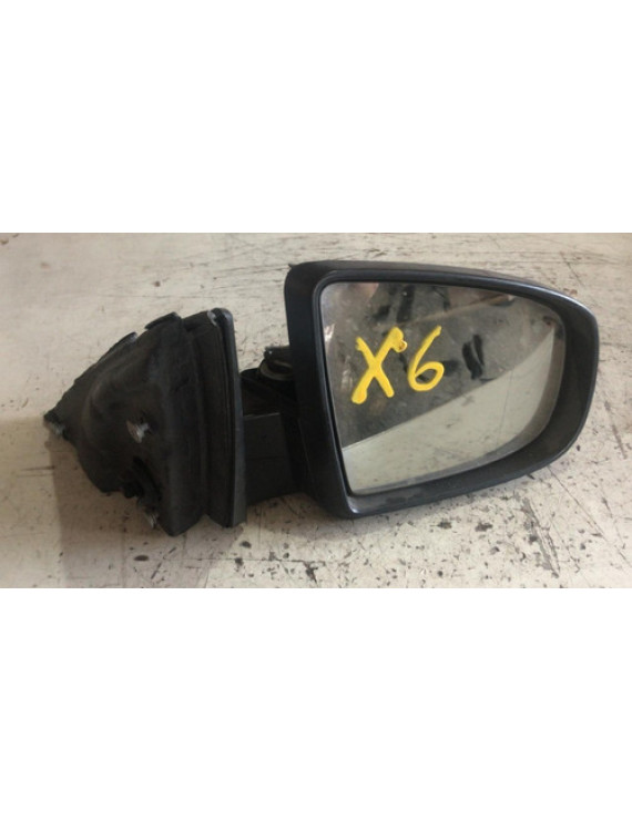 Retrovisor Sem Capa Esquerdo Bmw X6 V8 2009